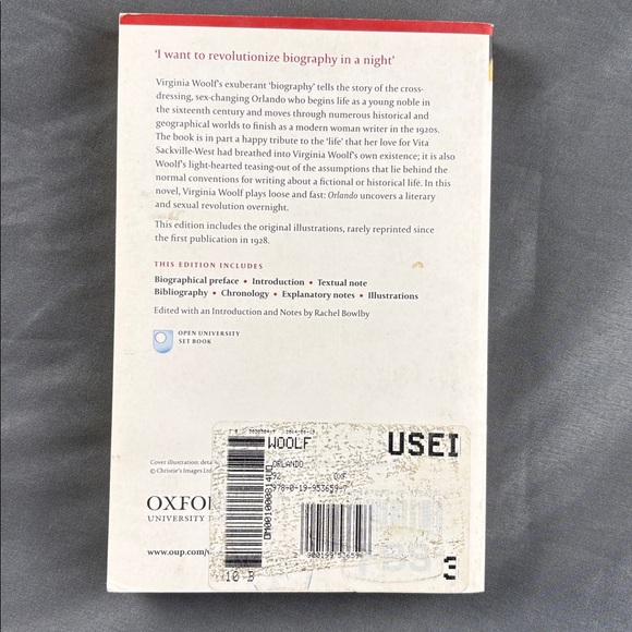 Virginia Woolf 'Orlando' Paperback - Picture 2 of 3